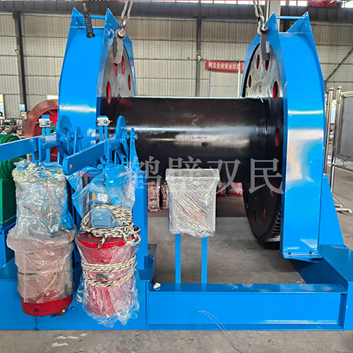 鶴壁雙民鑿井絞車(chē)25噸雙筒、16噸雙筒展示與發(fā)貨！